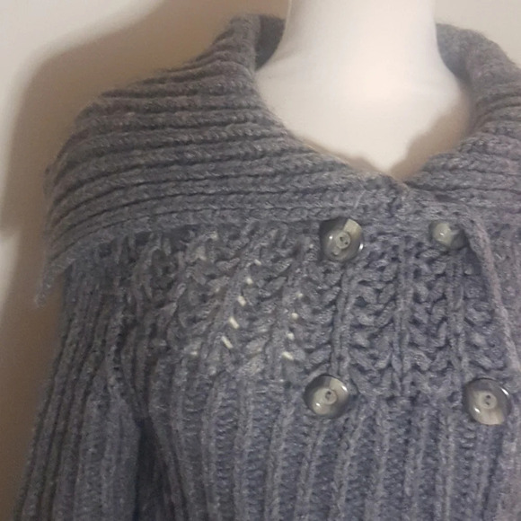 V8ntage Hugo Boss mohair blend Dbl breasted  baby doll style cardigan - Picture 2 of 11